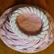 Vintage woven ceramic pocket basket