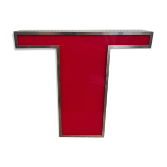 Vintage LED letter "T"