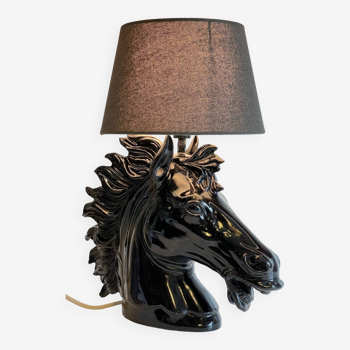 Lampe cheval années 80 par codico strasbourg