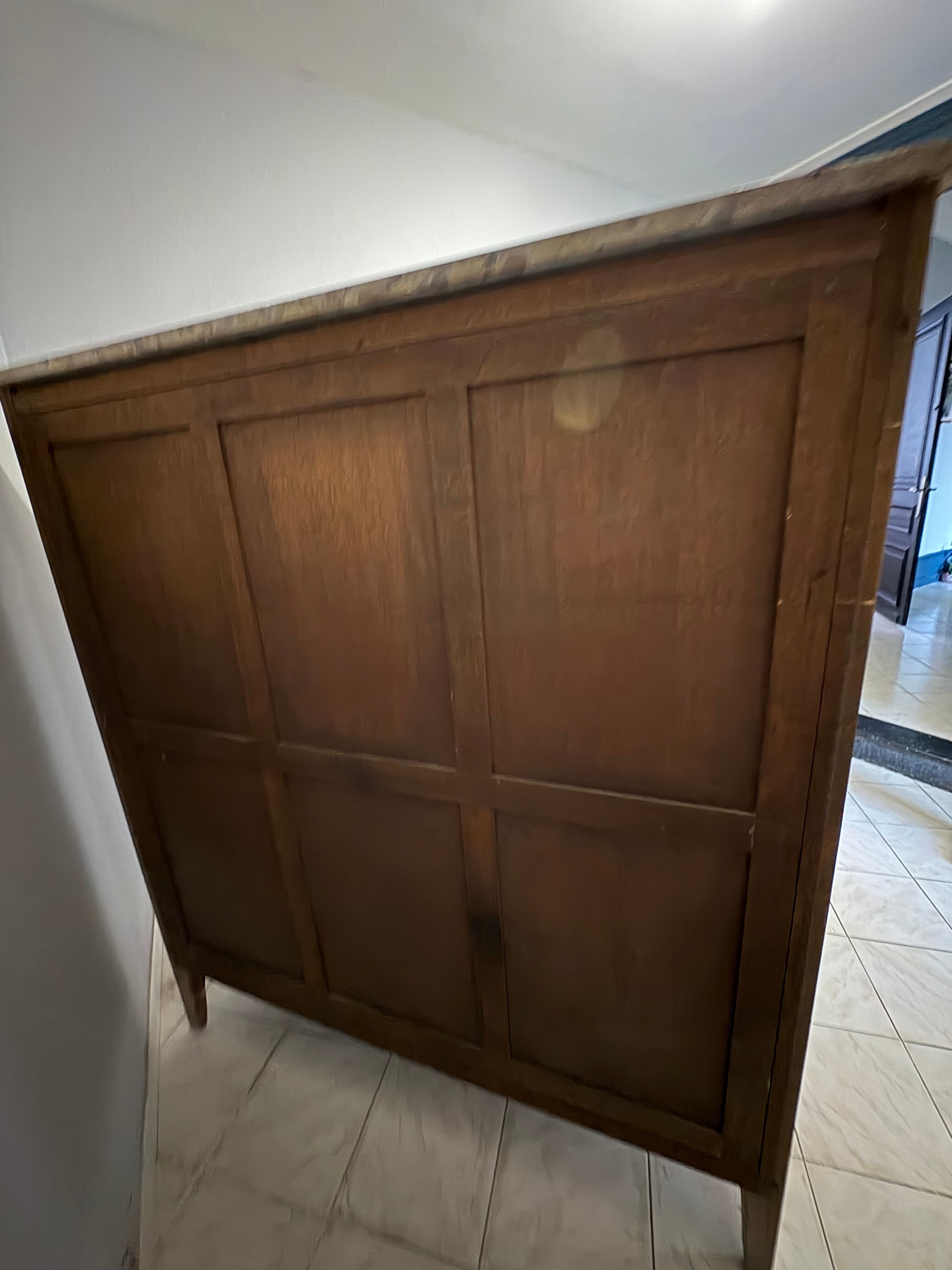 Louis XV style support table/pant drawer in marquetry