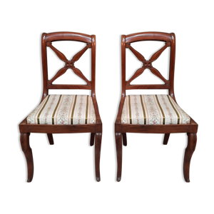 Paire de chaises style - restauration