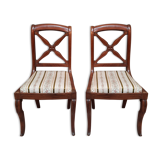 Pair of dining style chairs