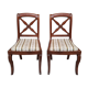 Pair of dining style chairs
