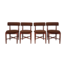 Set de 4 chaises G Plan en teak danoise