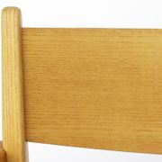 Vintage German Armchair 1960s, Mid Century Beechwood Chair with Blue Uph.