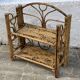 Vintage rattan shelf 1970-80
