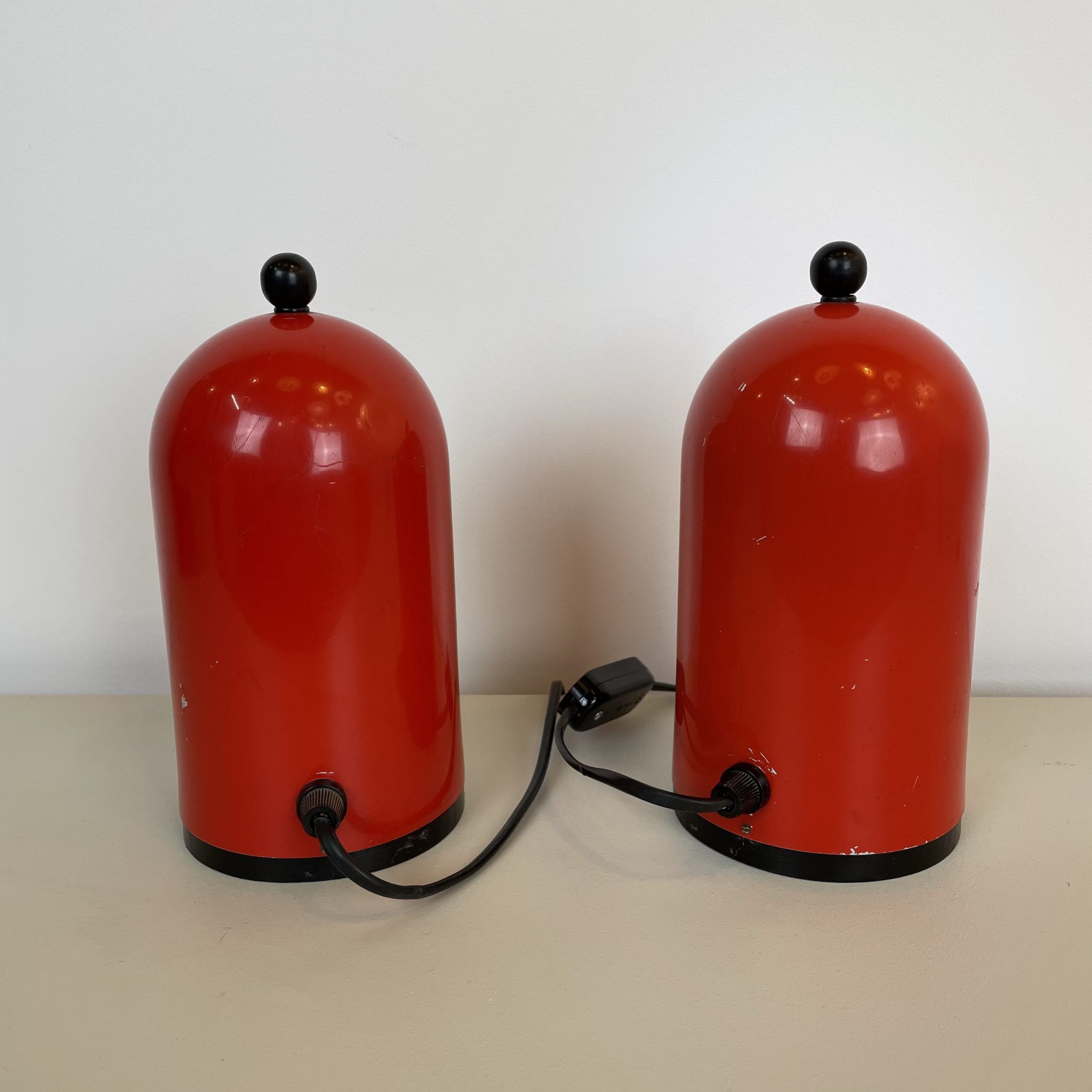 Paire de lampes Selene, Italie 70