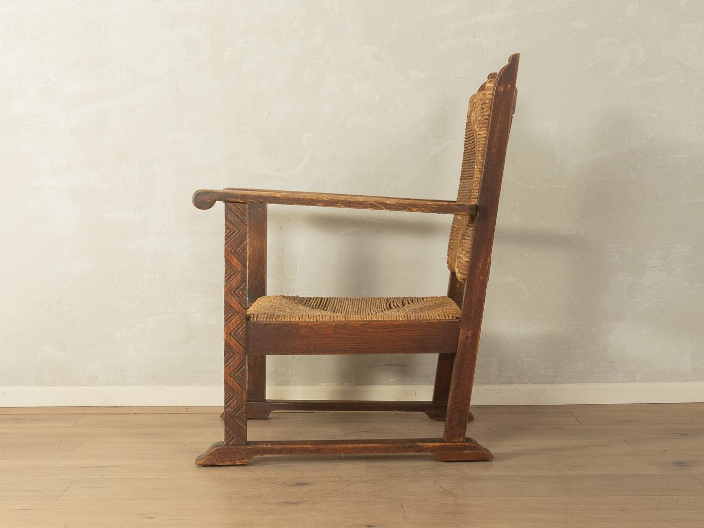 Brutalist armchair from the 1970s, France