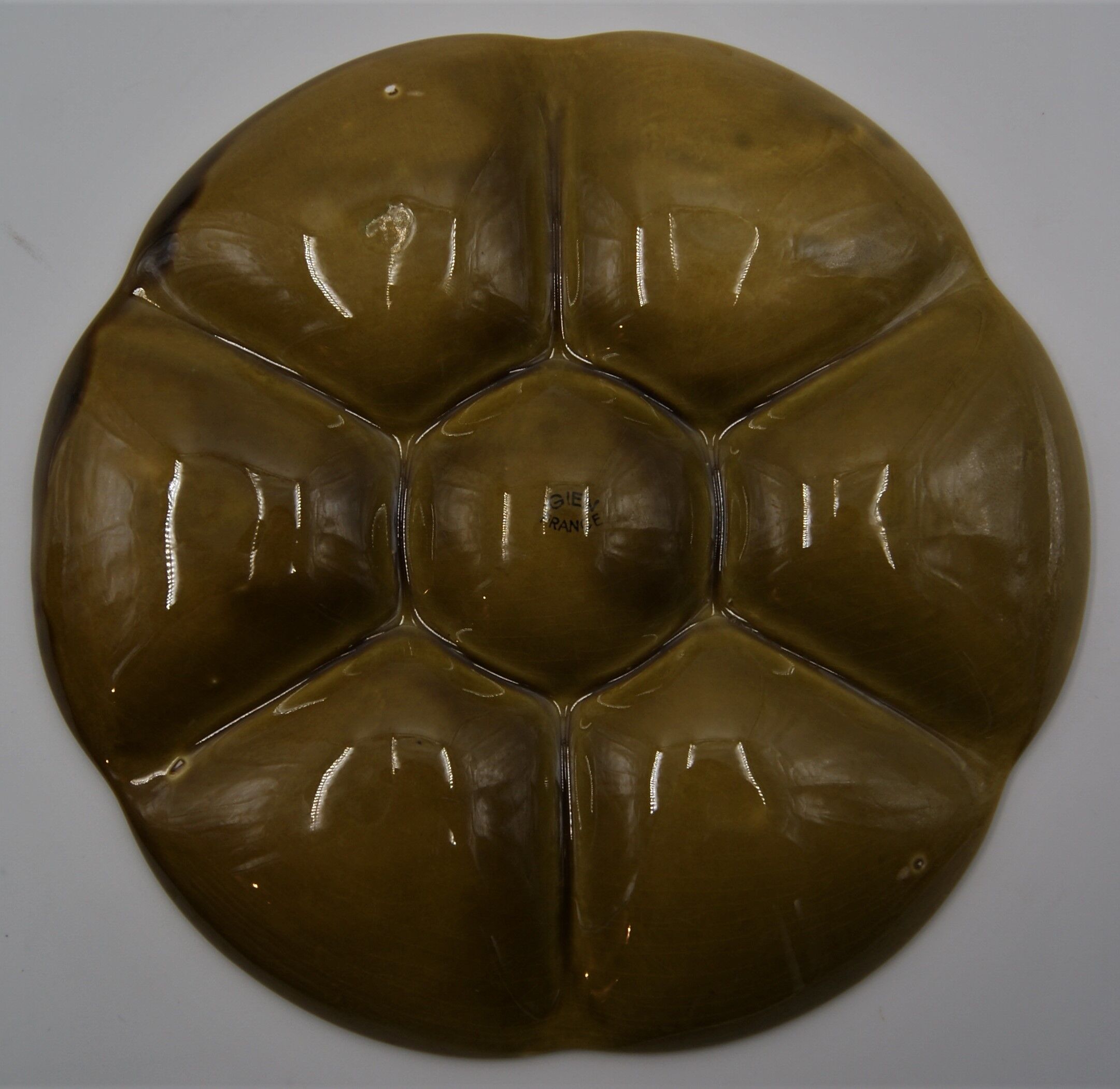 Service slurry Vintage Gien oysters