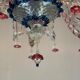 Venetian Chandelier In Multicolored Murano Glass, 6 Arms Of Light