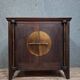 Buffet / antique Chinese wooden cabinet with brass fittings.