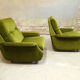 Pair of vintage space age armchairs