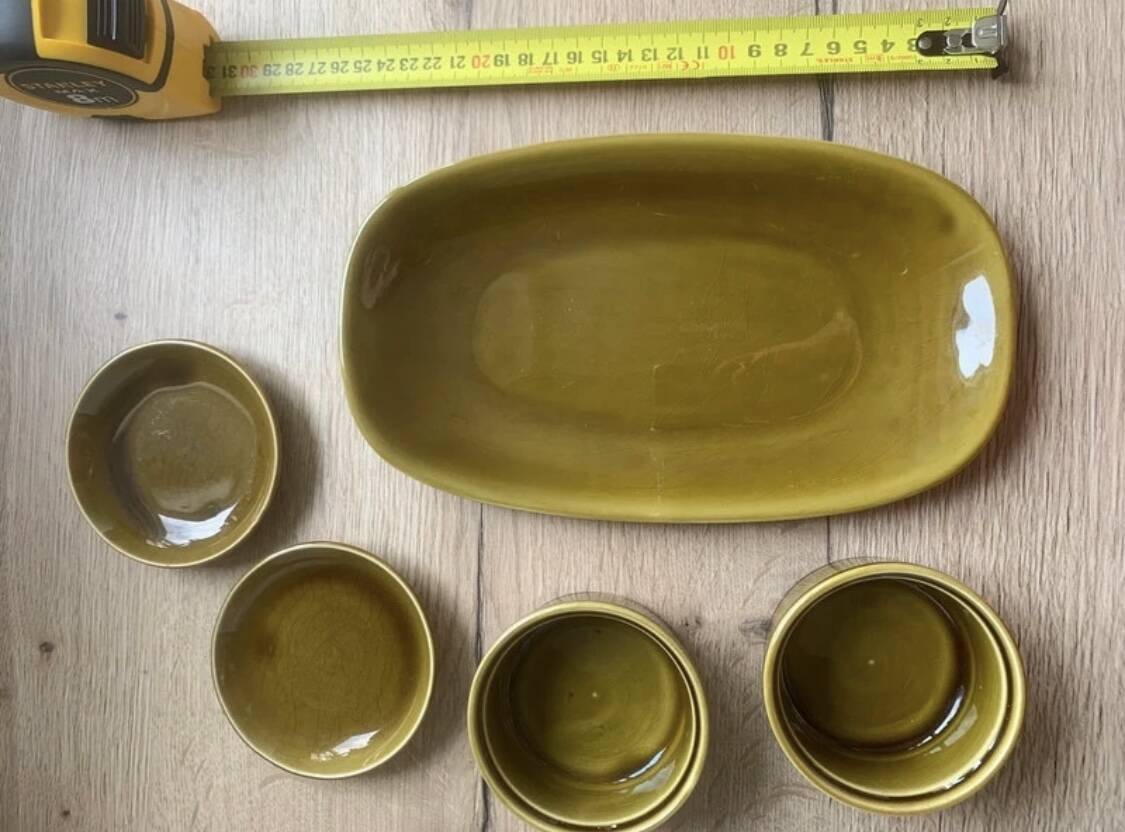 Gien earthenware set