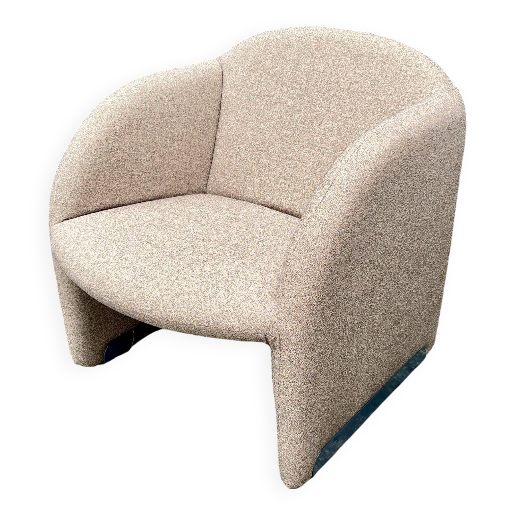 BEN ARMCHAIR BY PIERRE PAULIN, WITH LVMH FABRIC.