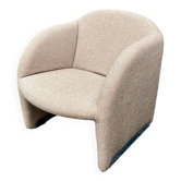 BEN ARMCHAIR BY PIERRE PAULIN, WITH LVMH FABRIC.