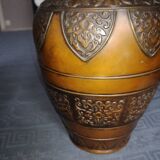 Lot de deux vases en bronze japonnais