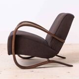 Set of 2 Art Deco Armchairs designed by J. Halabala, Model H269, 1930s