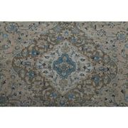 1970s Vintage Persian Handknotted Wool Brown Oversize Area Rug 290x358