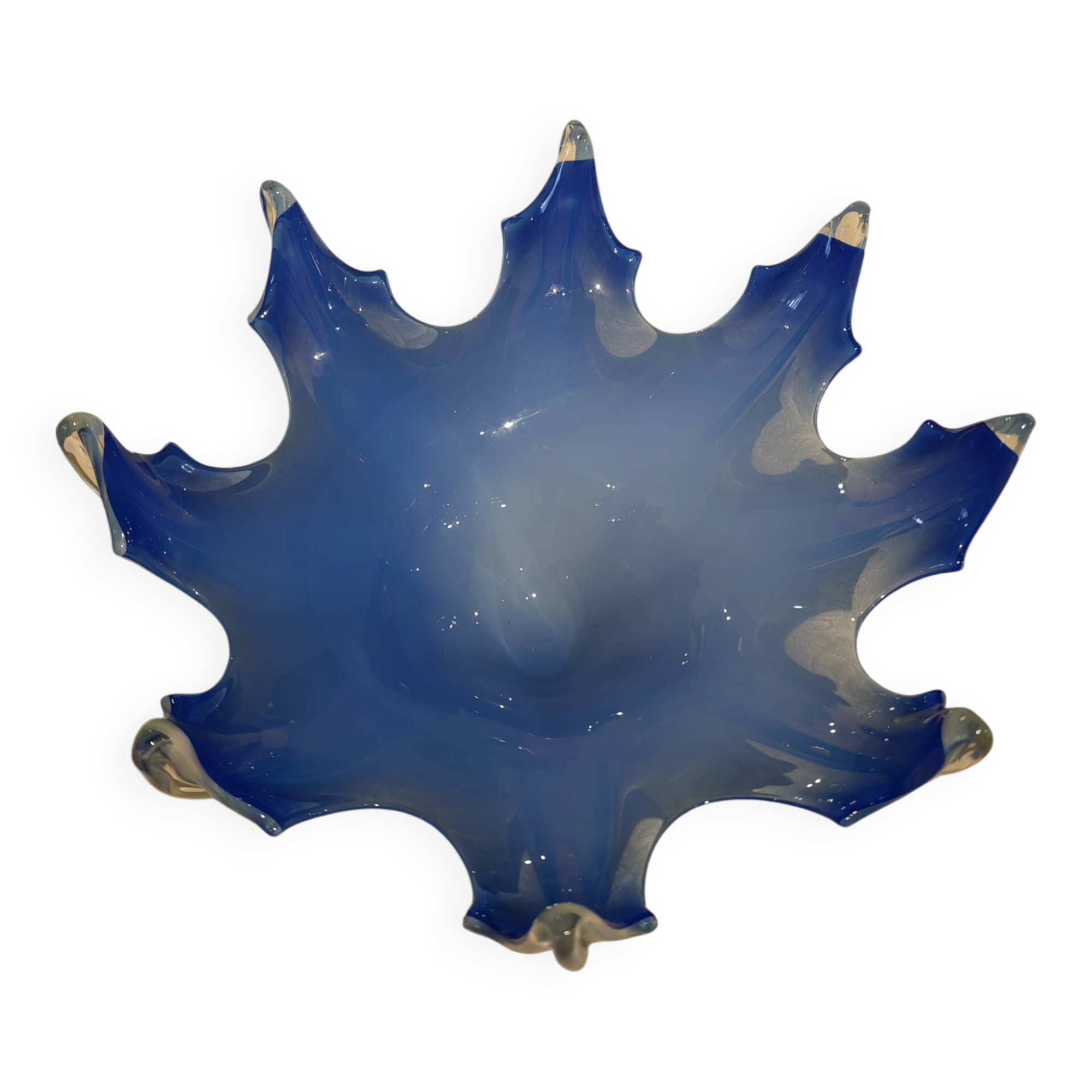 Centre de table en verre