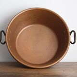 Hammered copper basin