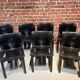 Suite of seven model 4870 chairs designed by Anna Castelli Ferrieri for Kartell