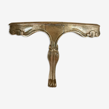 Console d'applique en bois doré