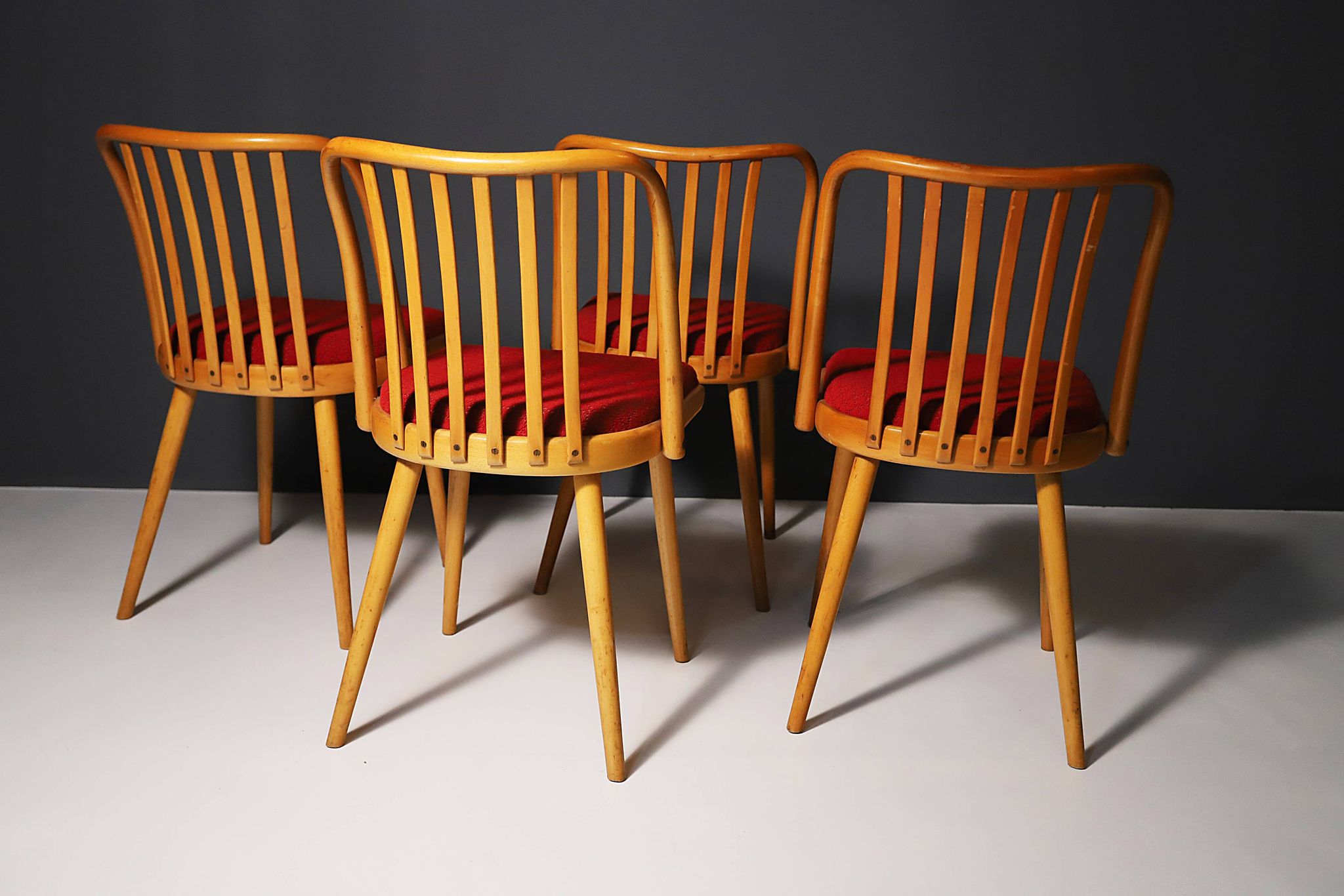Mid century Dining Chairs by Antonín Šuman, 1960s, Set of 4