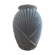 Vase  art déco en verre gris Anchor Hocking