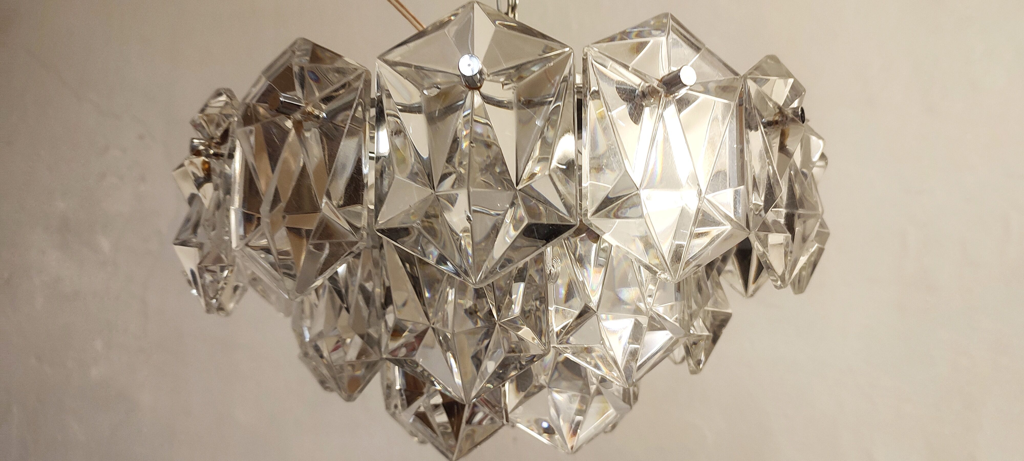 Ceiling lamp "Kinkeldey". Germany 1970s.