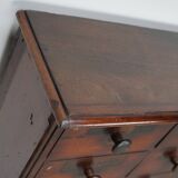 Antique Hardwood Apothecary Cabinet / Bank of Drawers, England, 19th Centur
