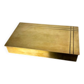 Art deco vanity box in brass, France, 1930s