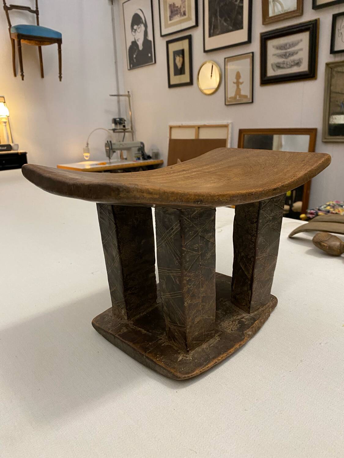 Antique African stool