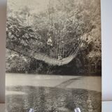 Anonymous silver photo africa gabon lianes bridge circa 1970