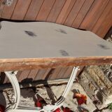 Carved wooden console