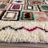 Multi color wool rug