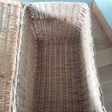 Wicker crate, very large basket