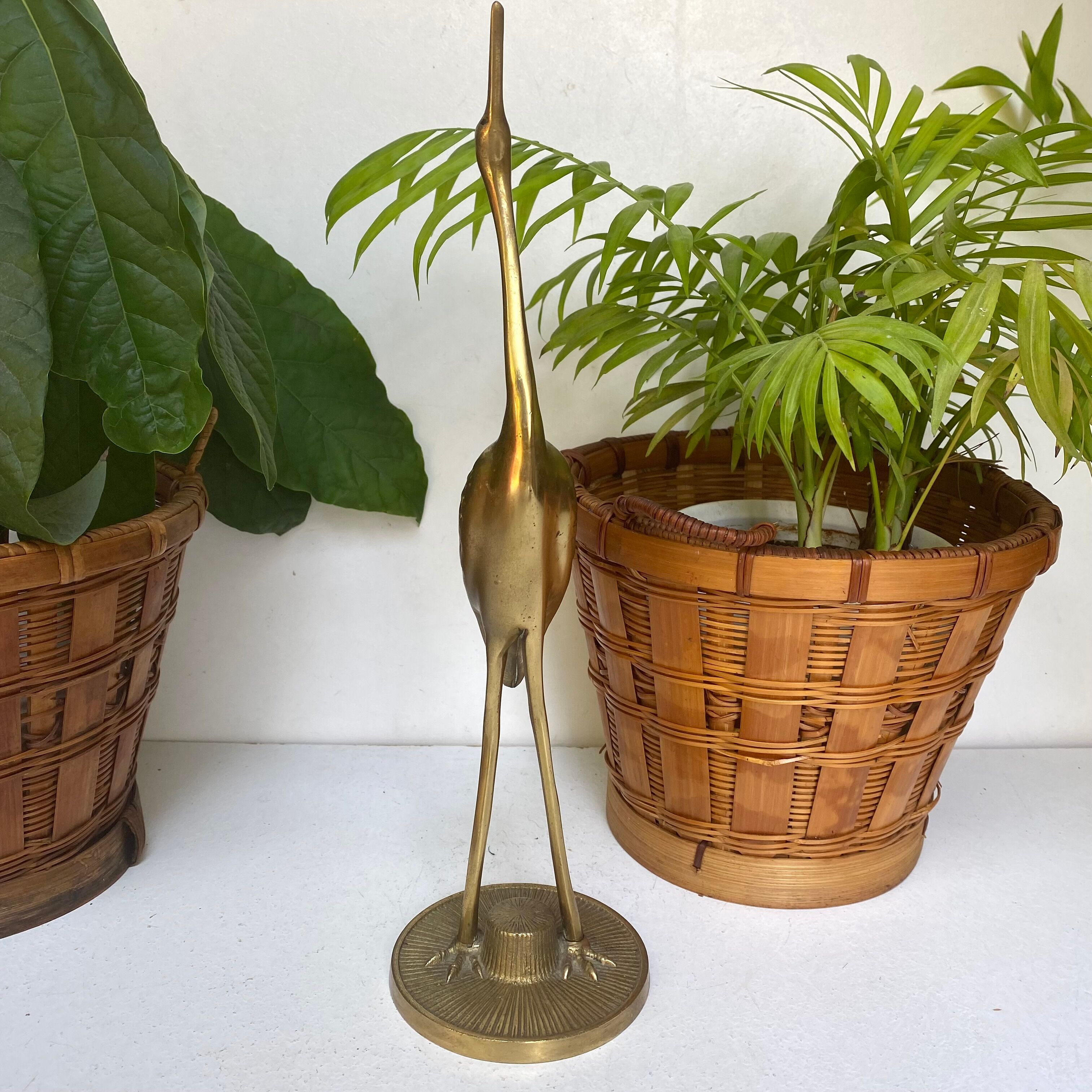 Oiseau en laiton vintage