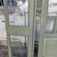 4 Art Nouveau partition doors + transom