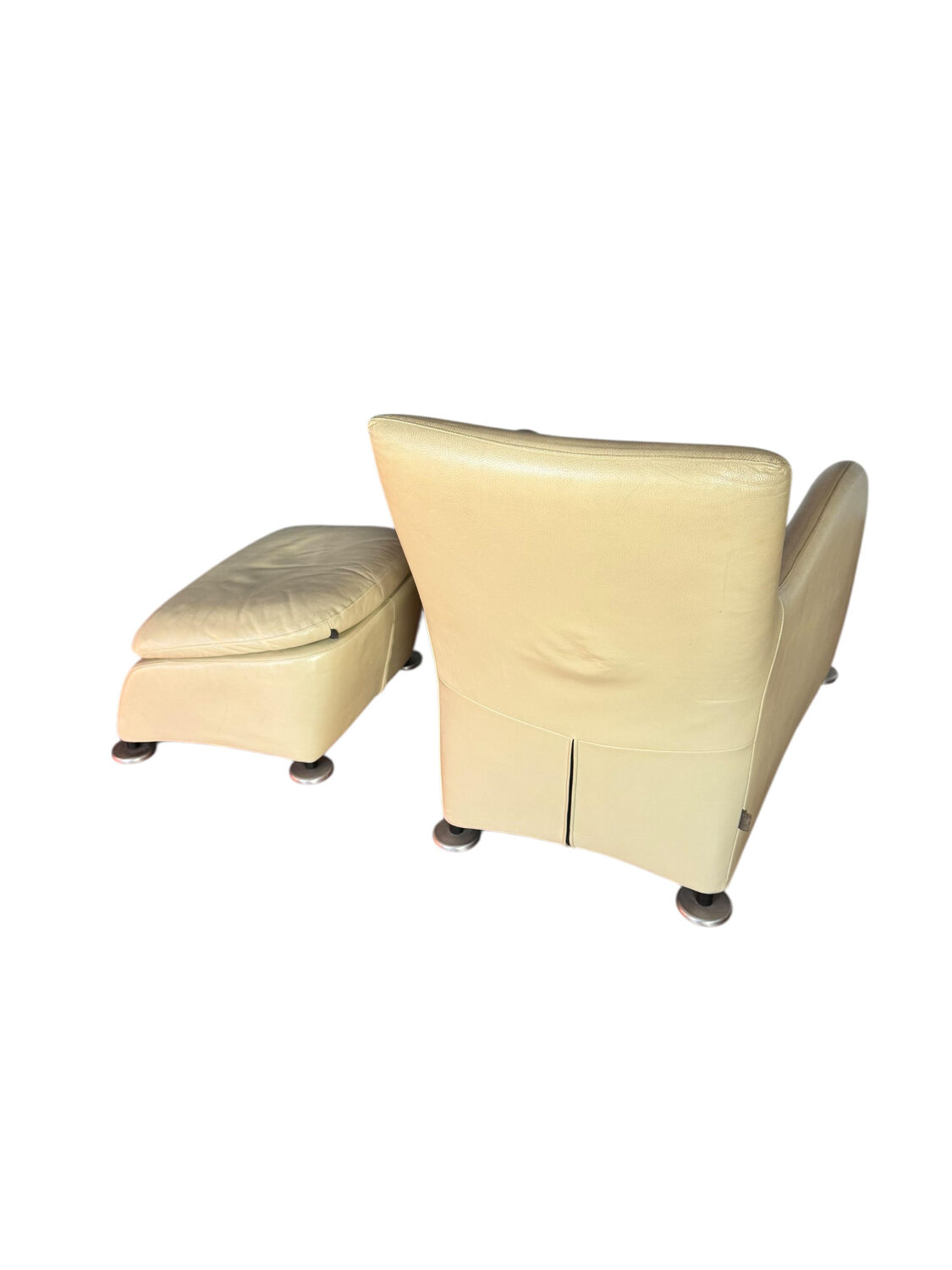 "Loge" armchairs & ottoman by Gérard Van den Berg for Montis, 1980s