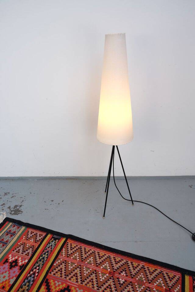 Vintage Kaiser table lamp, 1960s–70s, retro Mid-Century style.