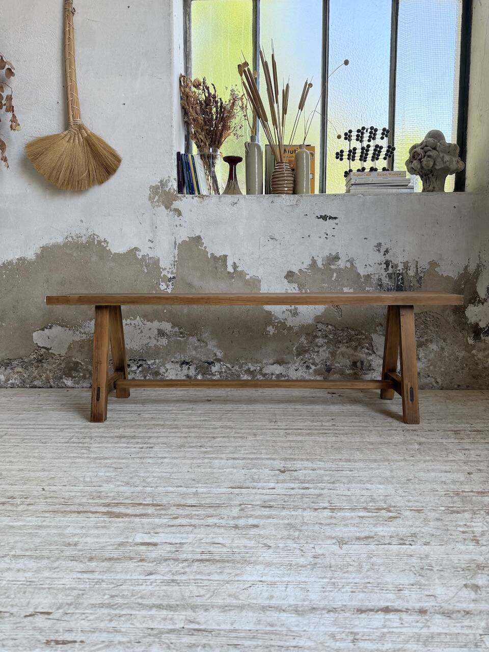 Pine farm bench, 1950