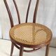 Bistro chair in bentwood and canework - mid. 20th century