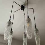 Vintage 5-light chandelier from the 60s