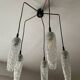 Vintage 5-light chandelier from the 60s