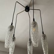 Vintage 5-light chandelier from the 60s