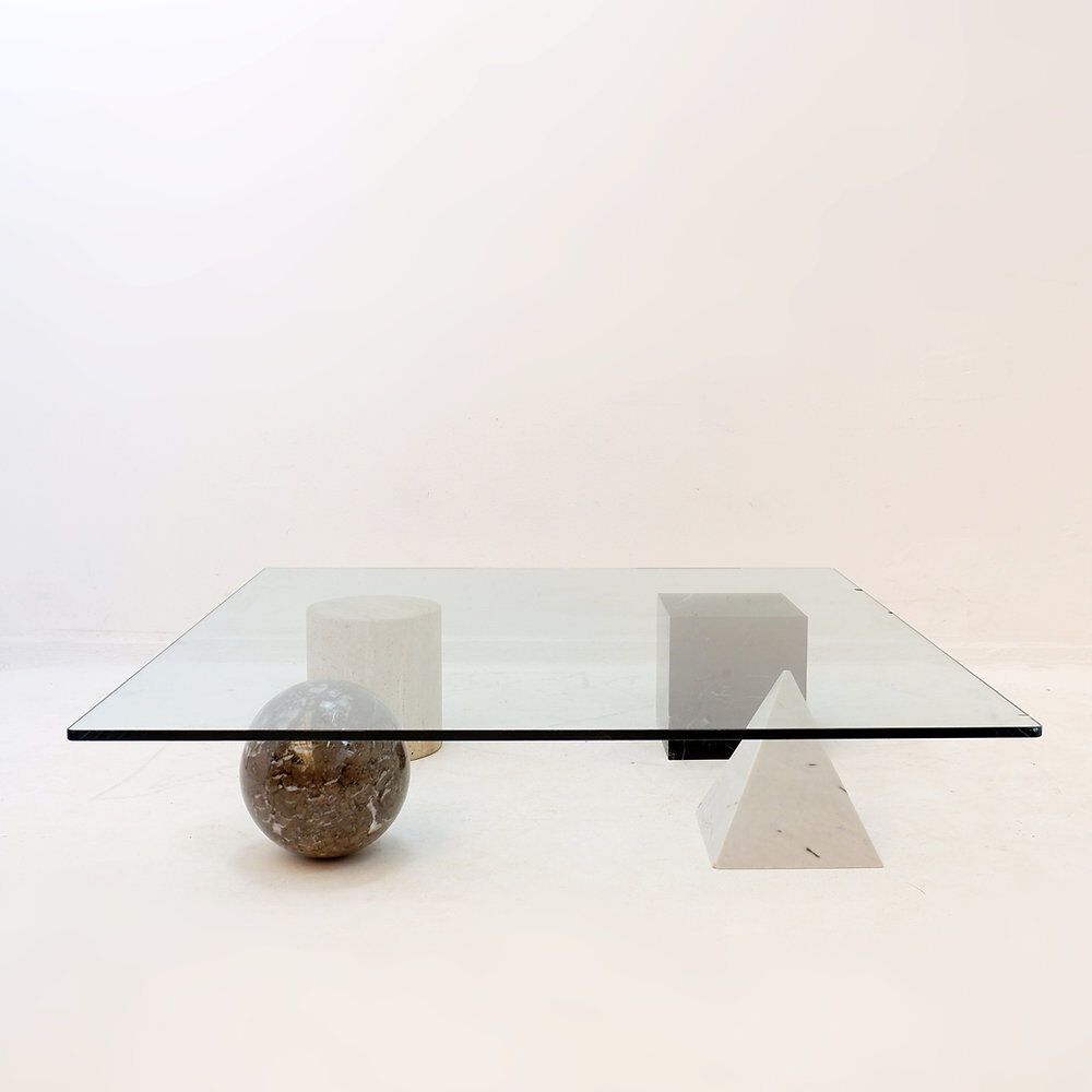 Coffee table "Metafora" by Lella and Massimo Vignelli for Casigliani, 1979