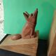 Pair of sculpted oak bookends – The Crow and the Fox
