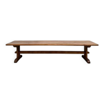 Table de monastère en chêne massif, vers 1900