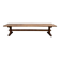 Monastery table in solid oak, 350 cm, circa 1900.