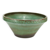 green enameled basin